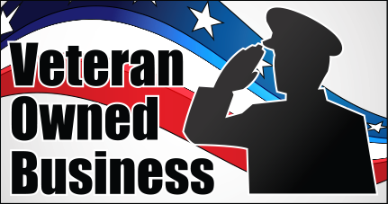 We are a Veteran Owned Small Business